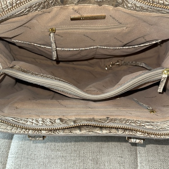 Brahmin Finley Carryall in Fairest Grey Melbourne - Picture 3 of 6